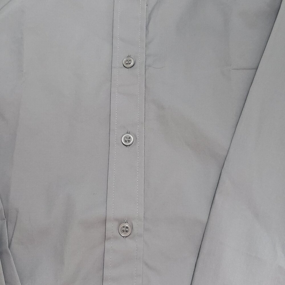 Vicotria's Secret Moda International Button Down Top -Gray - Picture 4 of 11